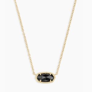 Kendra Scott Black Elise Necklace